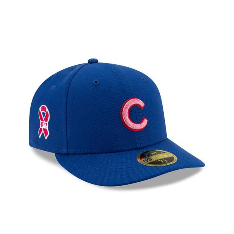 MLB Chicago Cubs Mother's Day Low Profile 59Fifty Fitted (FTO0104) - Blue New Era Caps